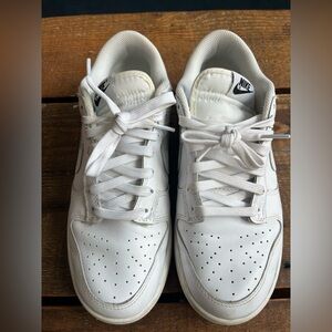 Nike Classic White Lace-Up Sneakers